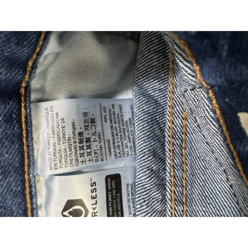 Levis Premium 501 Jeans Men 30x30 Blue 90's Original Button Fly Straight Whisker